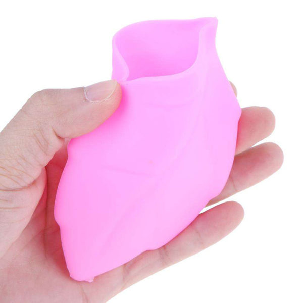 Verre pliable en silicone Feuille | Rose