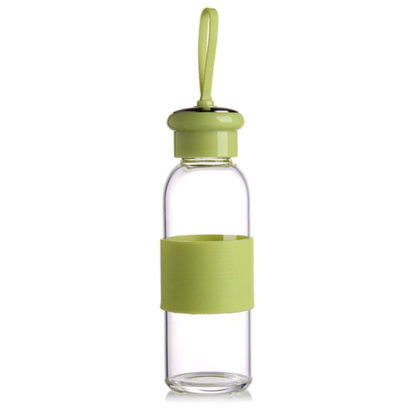 Colored glass bottle | Green