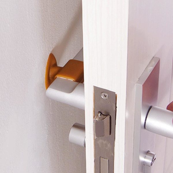 Door stop for handle | White