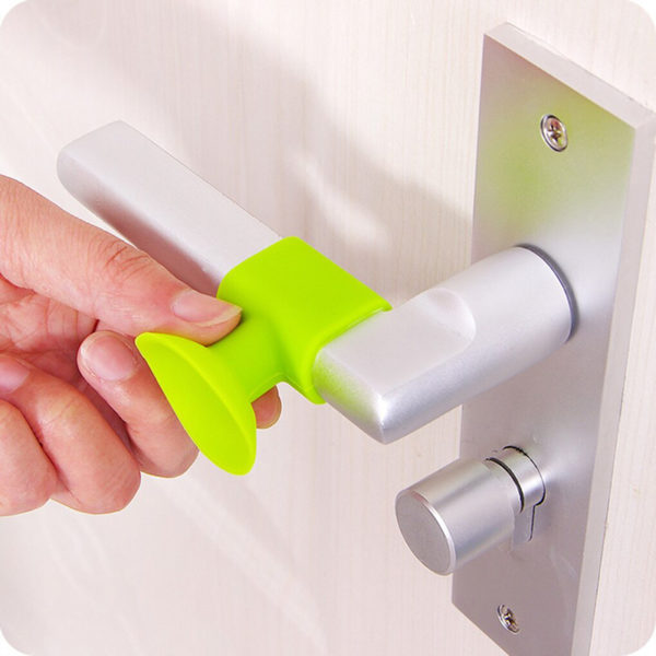 Door stop for handle | White