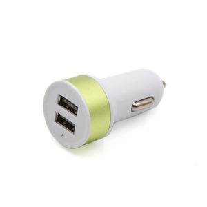 2-Port USB Car Charger | Gold
