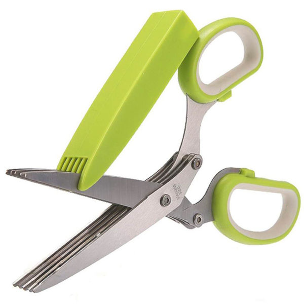 Scissors to slice 5 blades | Green