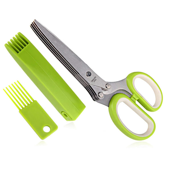 Scissors to slice 5 blades | Green