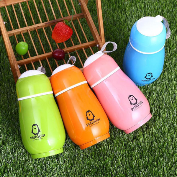 Mini Thermos Portable Ludique | Rose