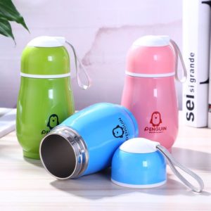 Mini Thermos Portable Ludique | Bleu