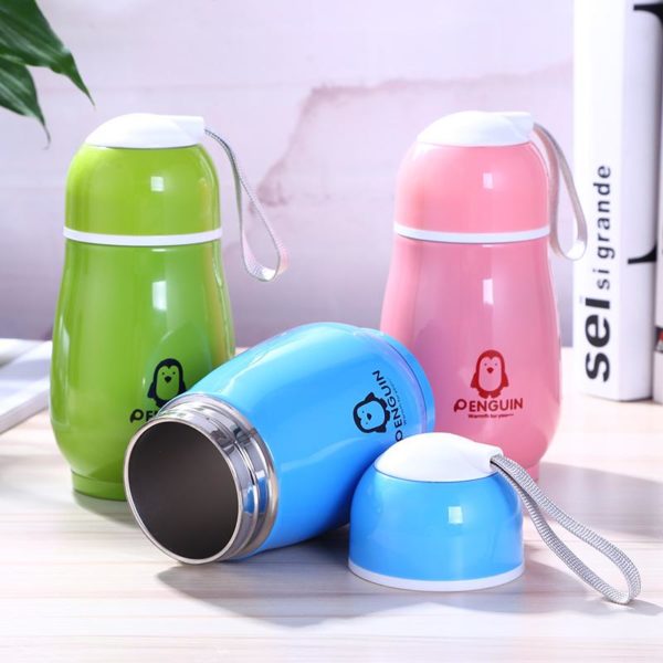 Portable Mini Thermos Playful | Blue