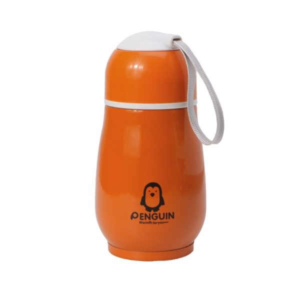 Mini Thermos Portable Ludique | Orange