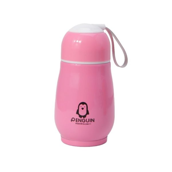 Mini Thermos Portable Ludique | Rose