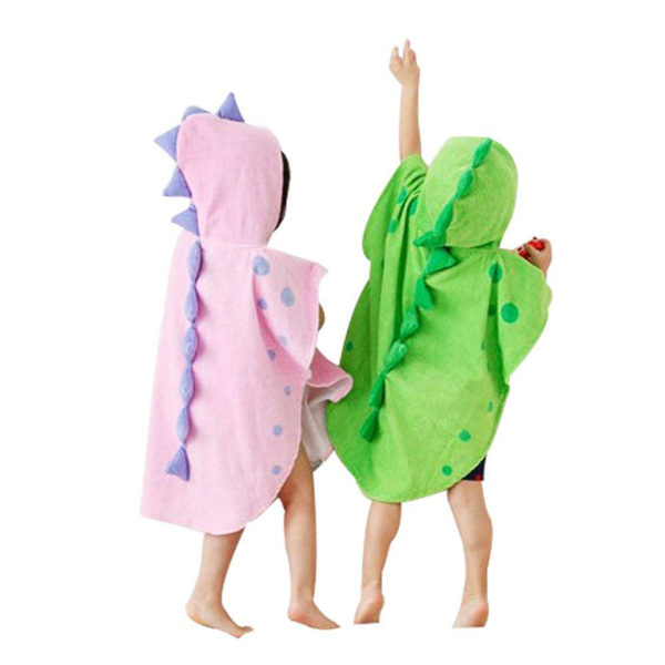 Children’s bathrobe Dinosaur | Green