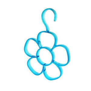 Flower scarf holder | Blue