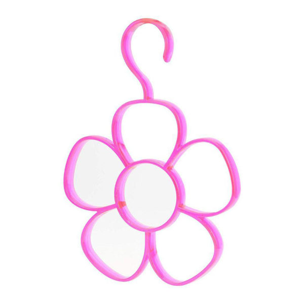 Flower scarf holder | Pink