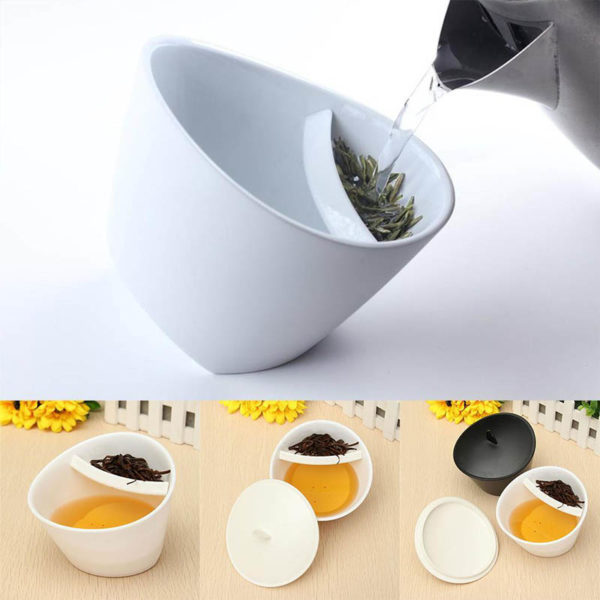 Infusing tea cup | White