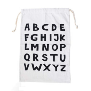 Playful laundry bag | Alphabet