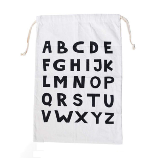 Playful laundry bag | Alphabet