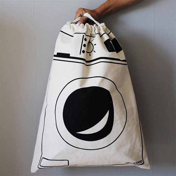 Playful laundry bag | Washing machine