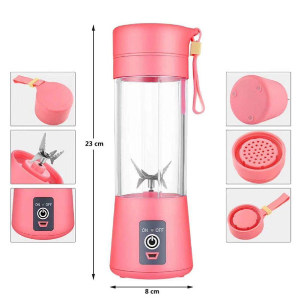 Colorful USB multifunction portable blender | Red