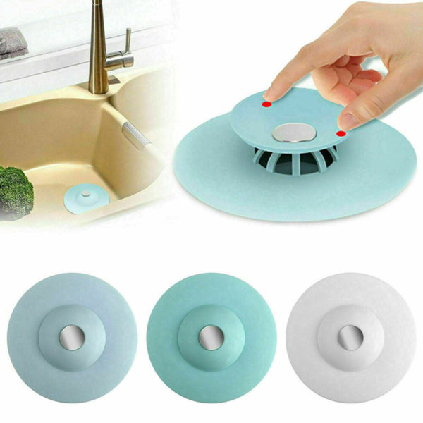 Magic silicone sink stopper | White