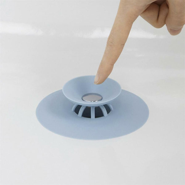 Magic silicone sink stopper | Blue