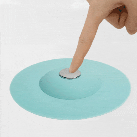 Bouchon d’évier magique en silicone | Blanc