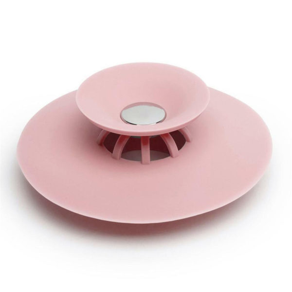Bouchon d’évier magique en silicone | Rose
