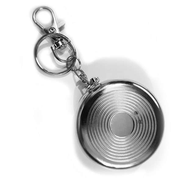 Stainless steel pocket ashtray