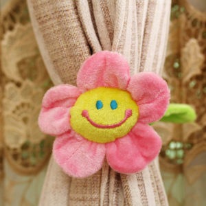 Smilling curtain loop Flower | Pink