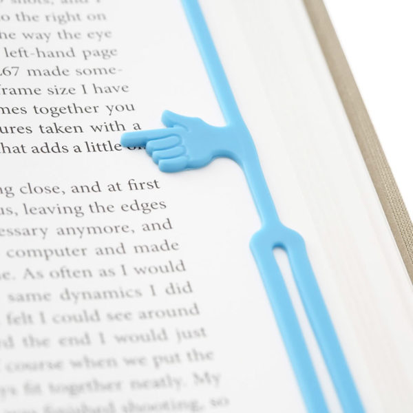 Silicone Bookmark | Blue