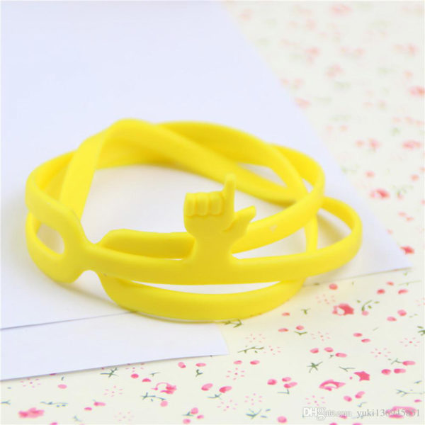 Marque-page en silicone | Jaune