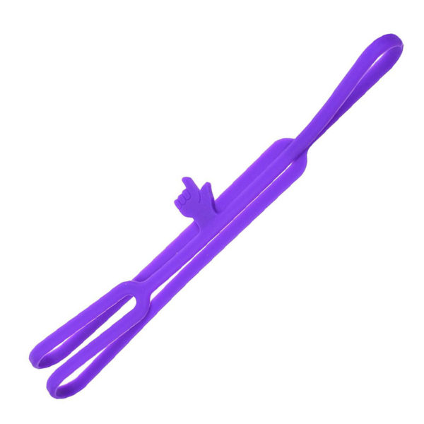 Marque-page en silicone | Violet