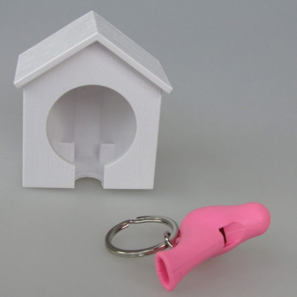Bird Whistle Keyring | Pink