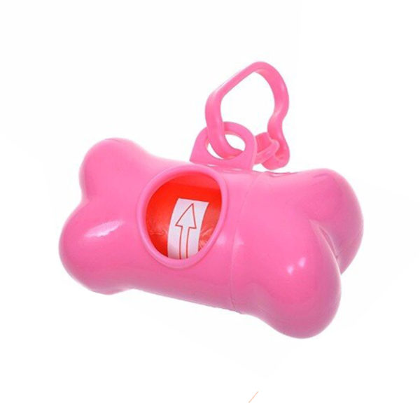 Doggy poop bag dispenser | Pink