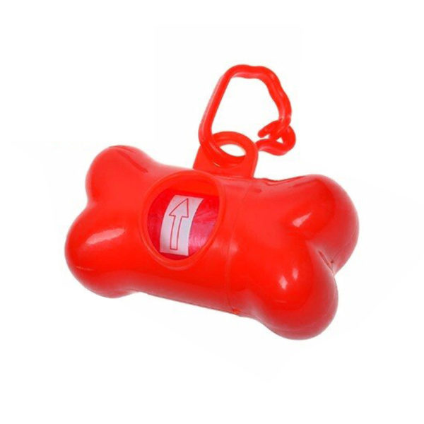 Doggy poop bag dispenser | Red