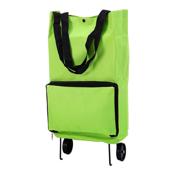 Smart folding trolley with wheels | Green