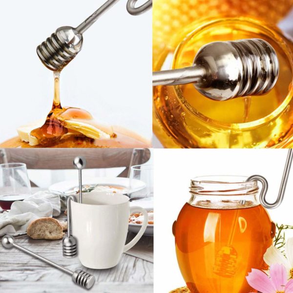 Curved honey spoon | Stainless steel