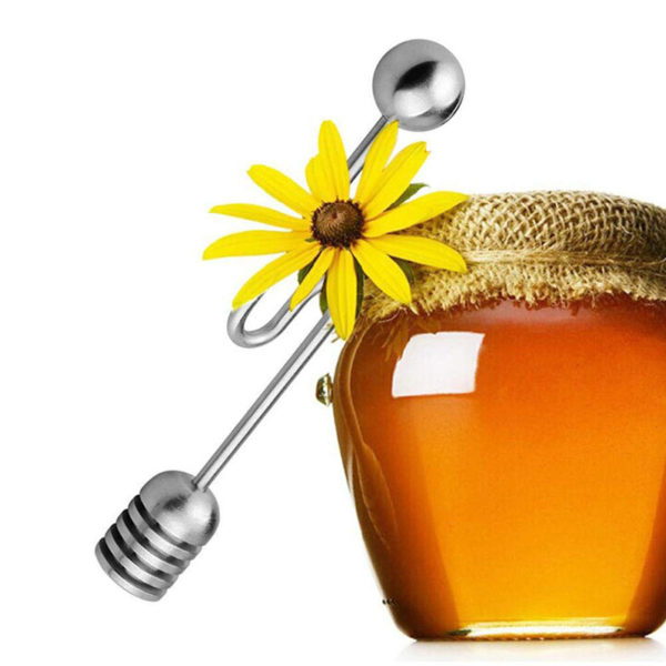Cuillère à miel coudée | Inox