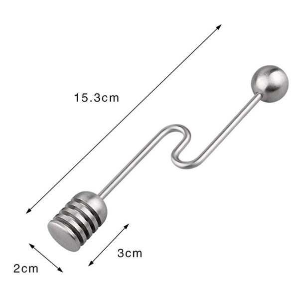 Cuillère à miel coudée | Inox