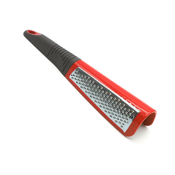 Double stainless steel grater with handle | Red