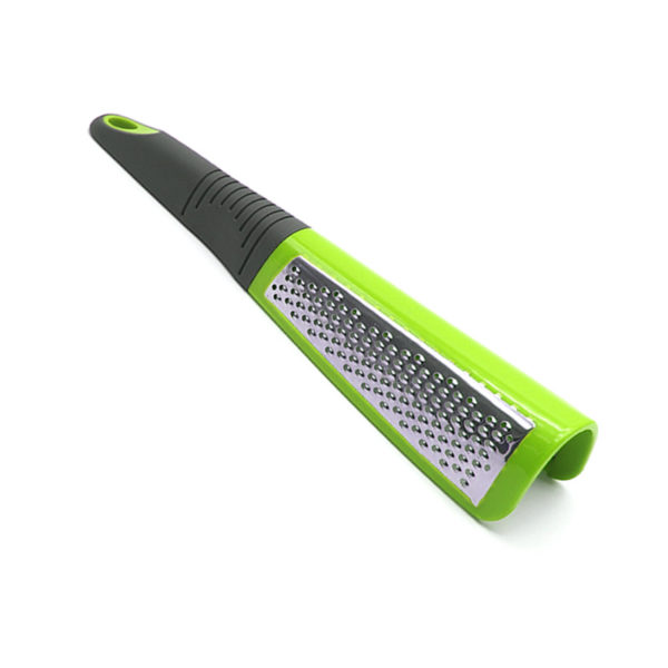Double stainless steel grater with handle | Green