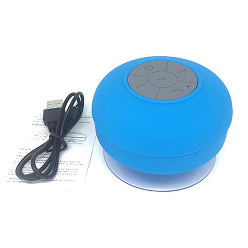 Zero Talk Enceinte Bluetooth  Alexa intégré directement, fonction  mains libres, anti-chocs, étanche à leau bleu