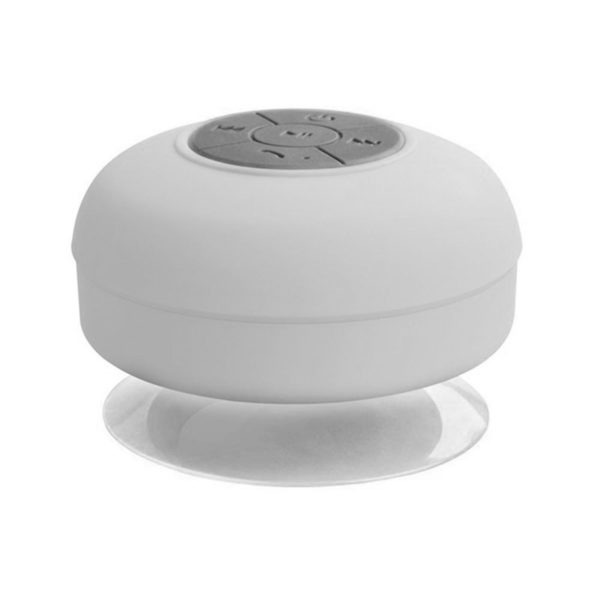 Hands-free waterproof Bluetooth speaker | White