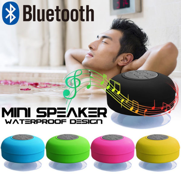 Hands-free waterproof Bluetooth speaker | White