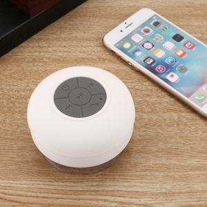 Hands-free waterproof Bluetooth speaker | White