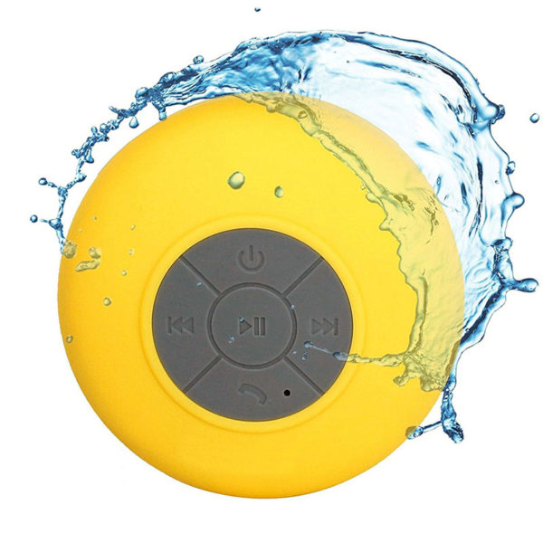 Hands-free waterproof Bluetooth speaker | Yellow