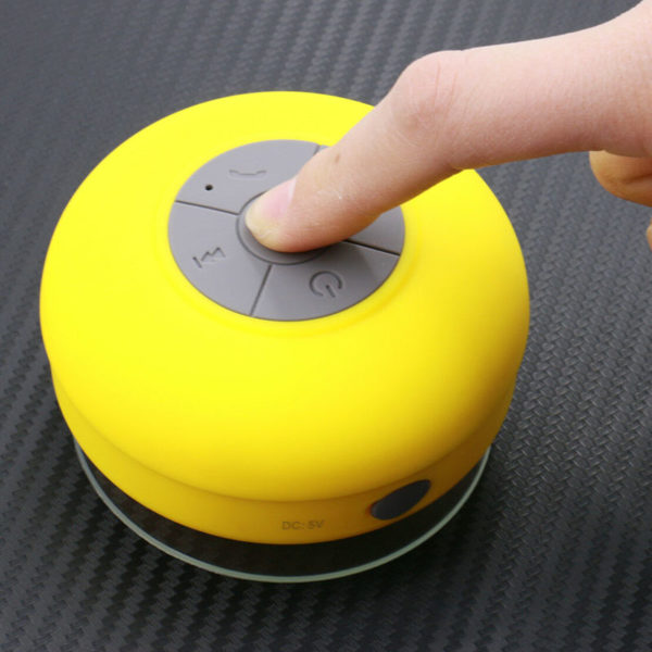 Enceinte bluetooth étanche main-libre | Jaune