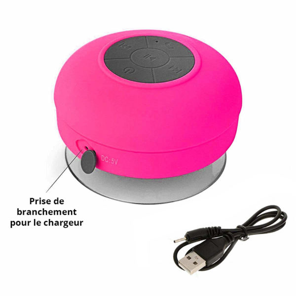 Hands-free waterproof Bluetooth speaker | Yellow