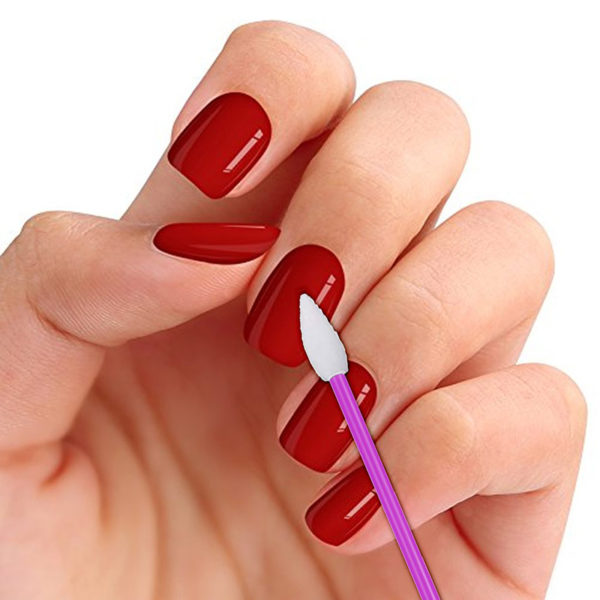 2 Reusable Travel Cotton Swabs | White
