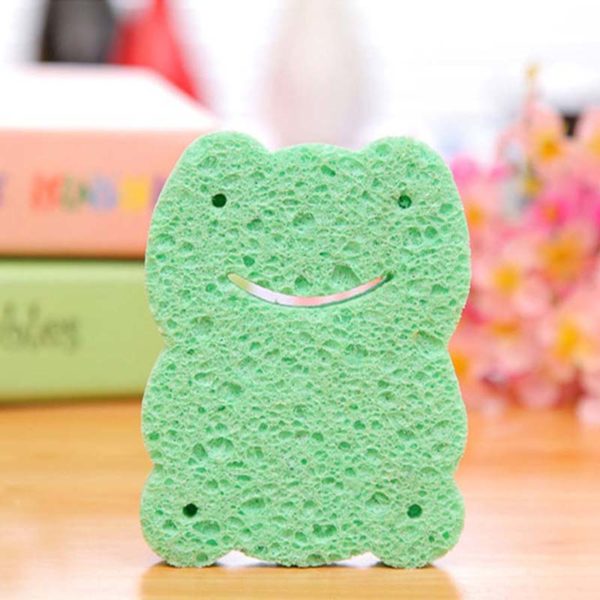 Mini fun frog sponge | Green