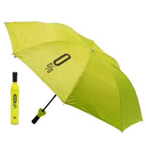 Parapluie pliable malin Bouteille | Jaune