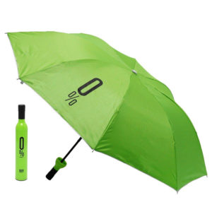 Parapluie pliable malin Bouteille | Vert