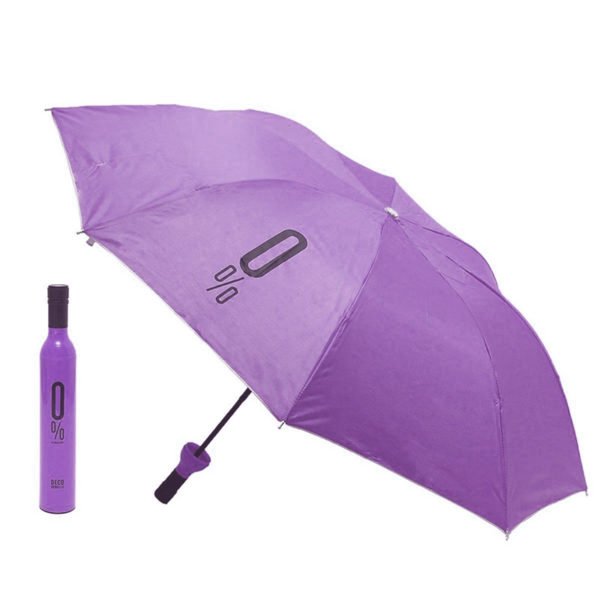 Parapluie pliable malin Bouteille | Violet